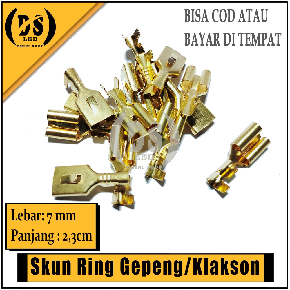 Jual Skun Klakson Skun Gepeng Cewek Sekun Kabel Gepeng Satuan