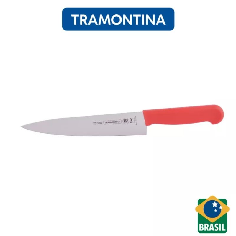 Jual Pisau Tramontina Original Meat Knife Red Inchi Profissional