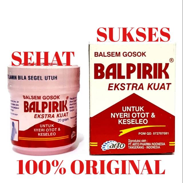 Jual BALSEM BALPIRIK Merah Shopee Indonesia