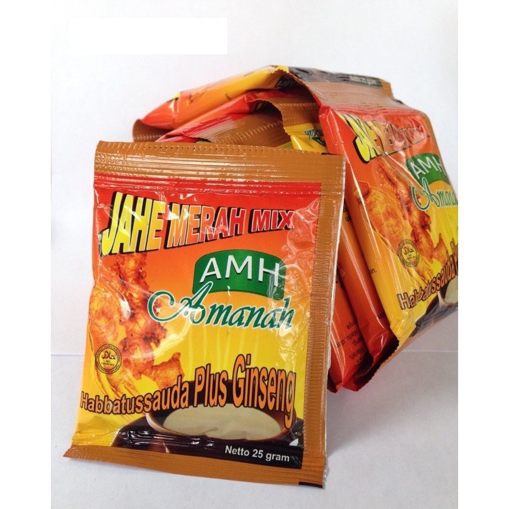 Jual Jahe Merah Mix Amanah Jma Plus Ginseng Habbatussauda Harga Per