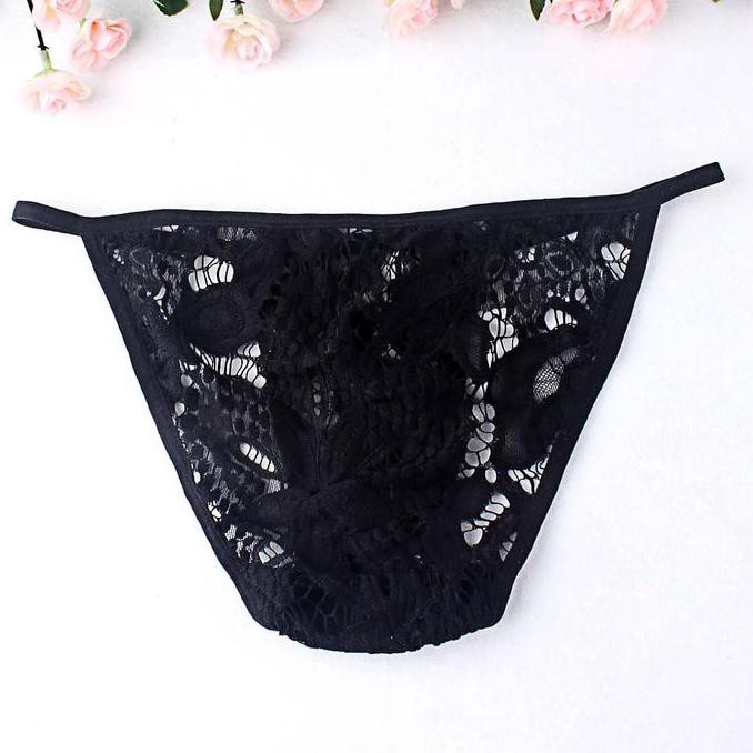 Jual Bra Sexy Lingerie Bra Gstring Set Bikini Renda Transparan B053