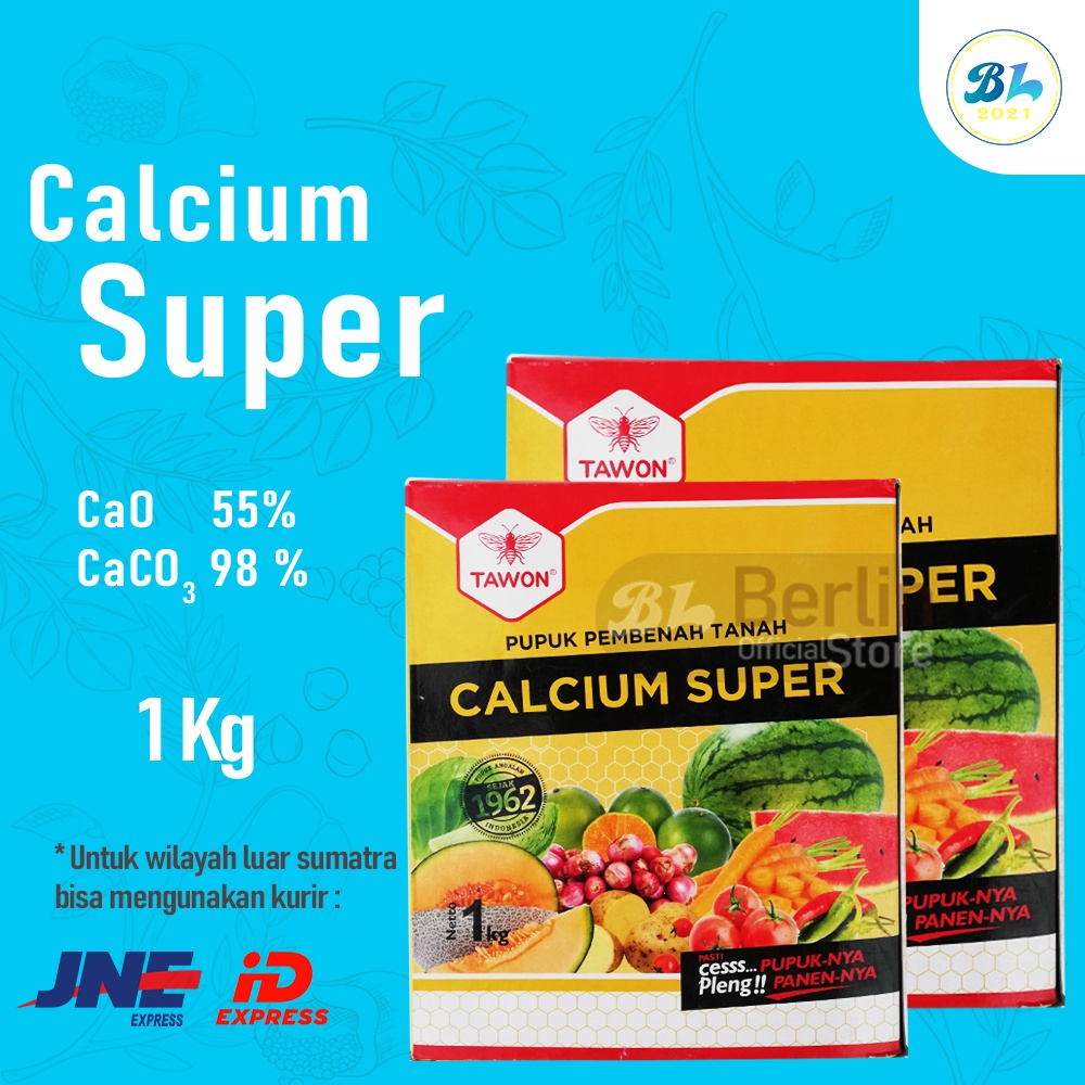 Jual Pupuk Pembenah Tanah Calcium Super Cap Tawon Kemasan Isi 1 Kg