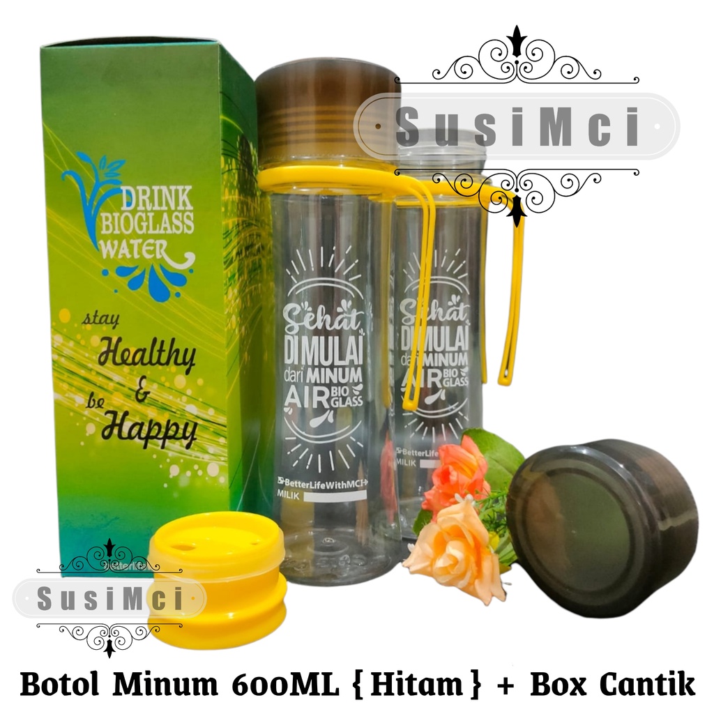 Jual Tumbler Ml Botol Minum Bioglassmini Biomini Infuser