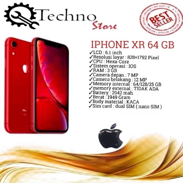 Jual Iphone Xr Gb Second Murah Ex Inter Ori Full Set Mulus