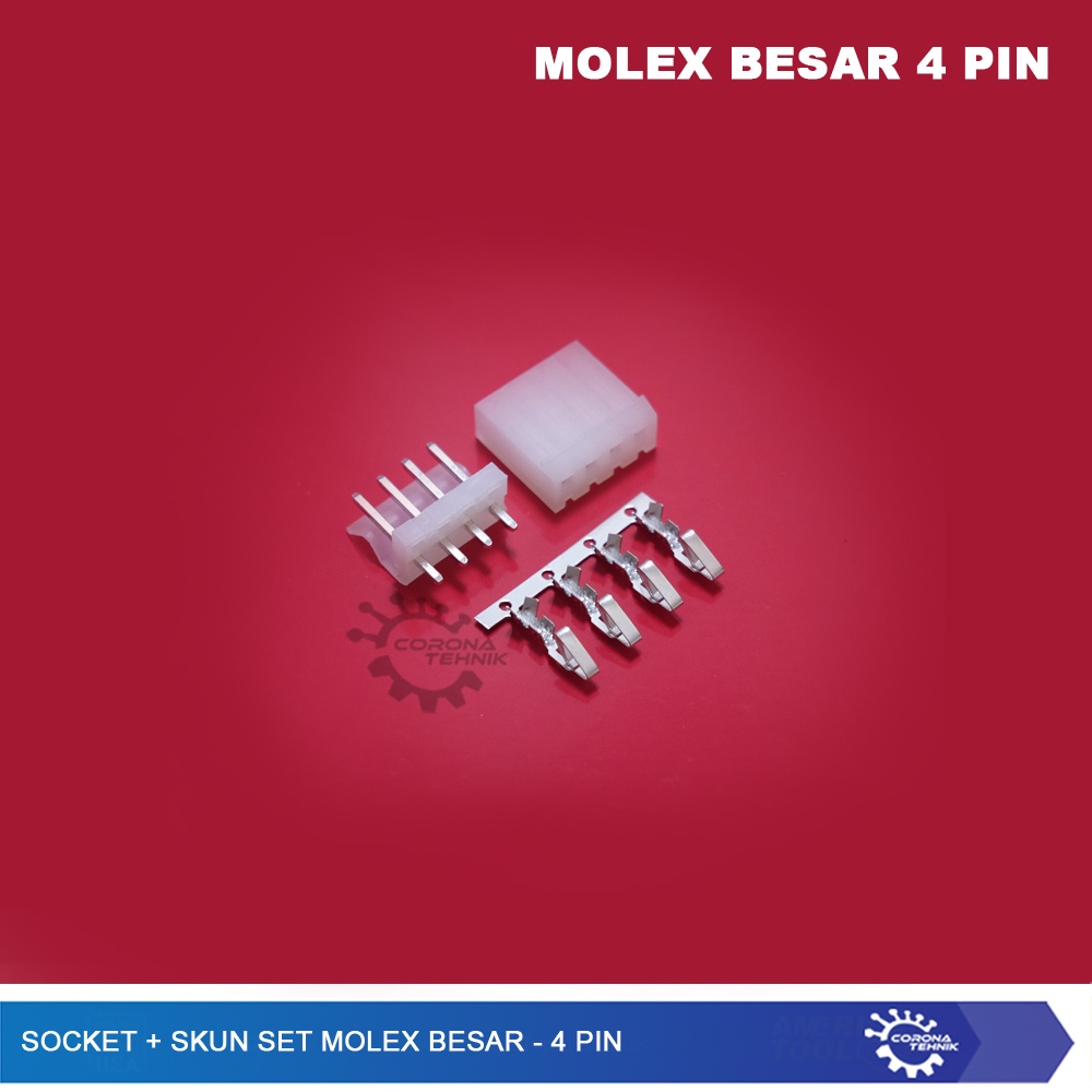 Jual Skun Set Molex Besar Socket Shopee Indonesia