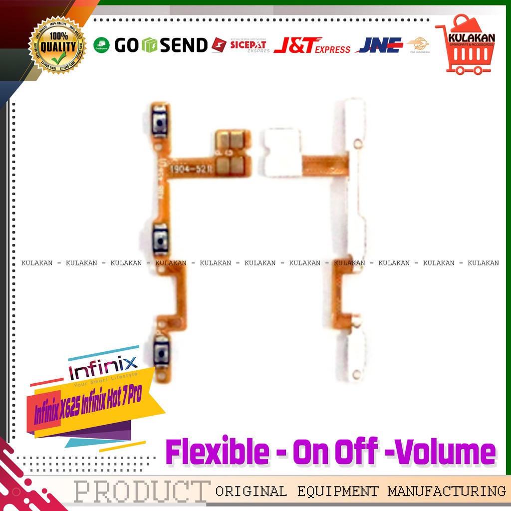 Jual Flexible On Off Infinix X Infinix Hot Pro Tombol Volume