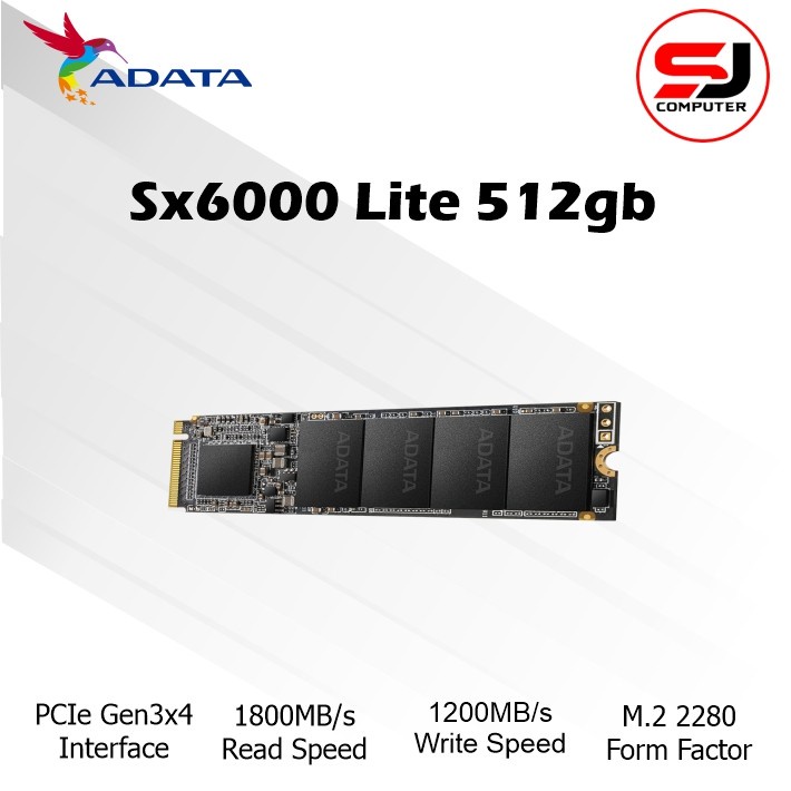 Jual SSD Adata XPG SX6000 Lite 512GB 1TB M 2 NVMe Shopee Indonesia