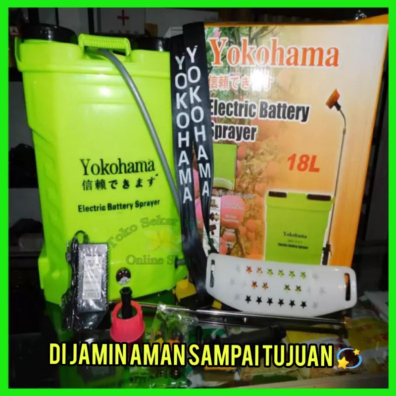 Jual Tangki Sprayer Elektrik Yokohama 18 Liter Alat Semprot Hama