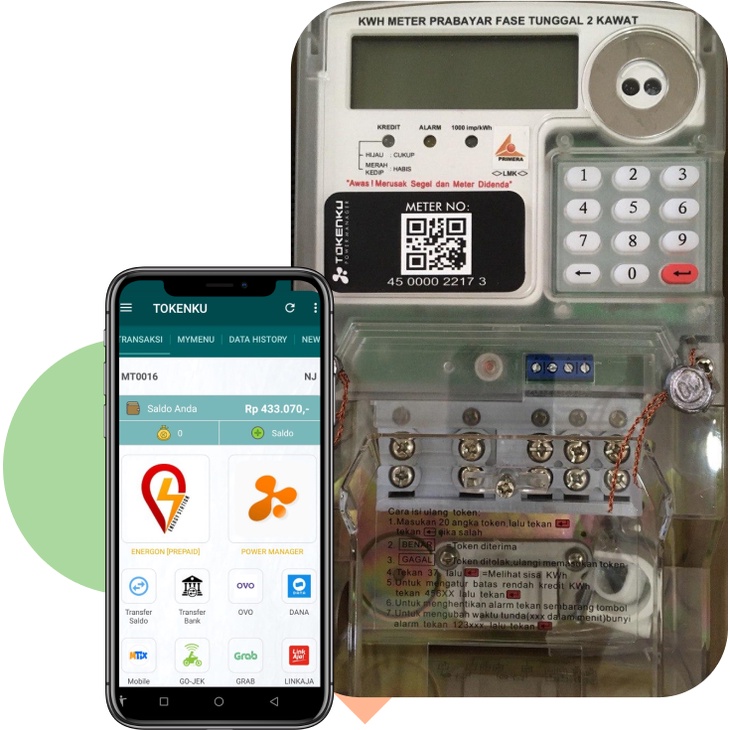 Jual KWH METER PRABAYAR ENERGY METER PREPAID ONLINE SYSTEM READY TO USE