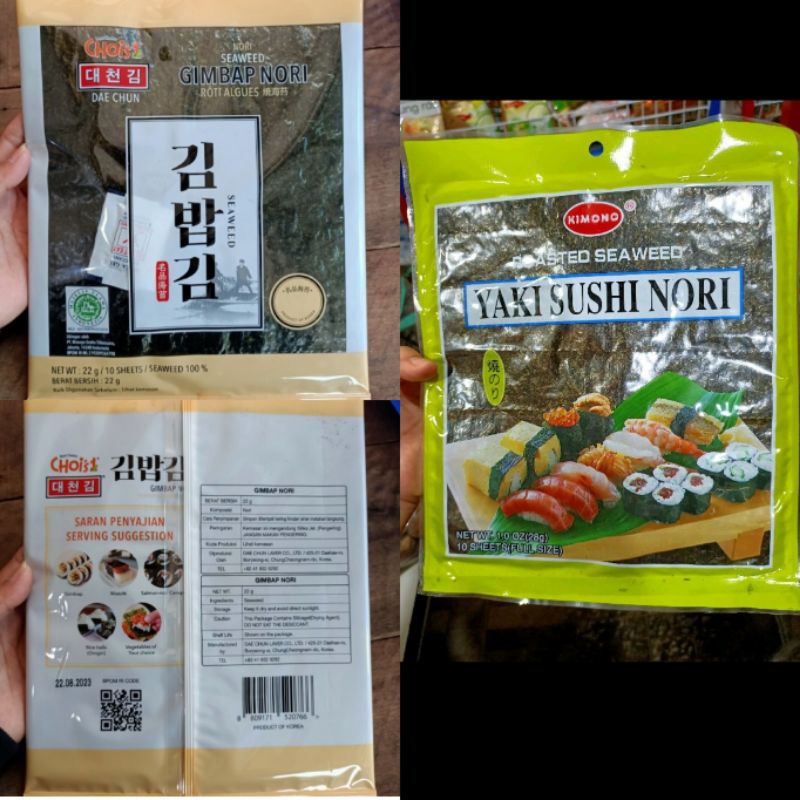 Jual Kimono Roasted Seaweed Gimbap Nori Yaki Sushi Nori Nori