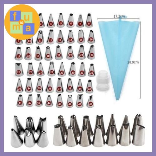 Jual Terlaris Spuit Set Piping Bag Silicone In Spuit Set Piping