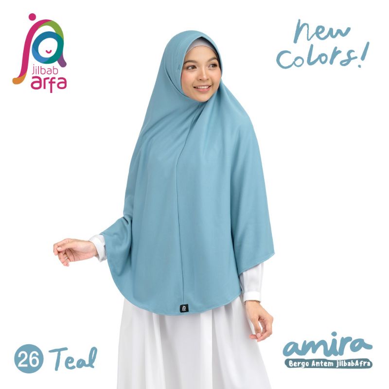 Jual AMIRA L Jilbab Afra Arfa Bergo Pet Antem Shopee Indonesia