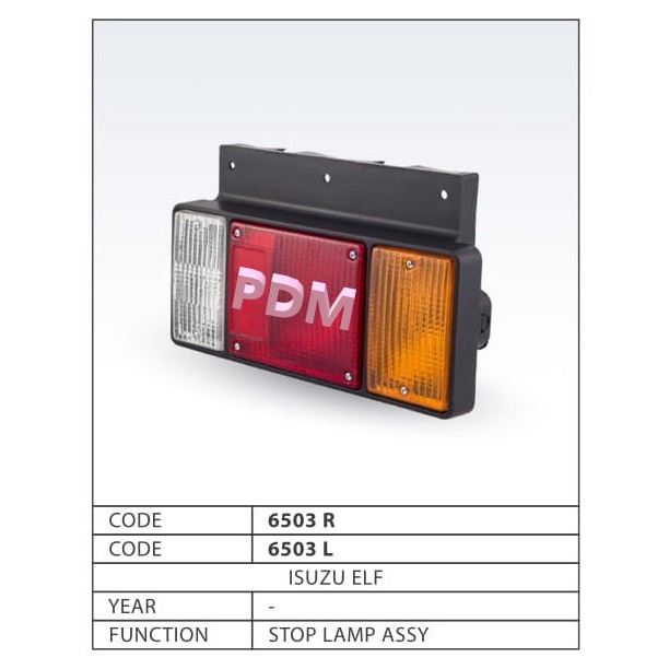 Jual 6503 Stop Lamp Stoplamp Assy Lampu Stop Rem Belakang Isuzu Elf NHR