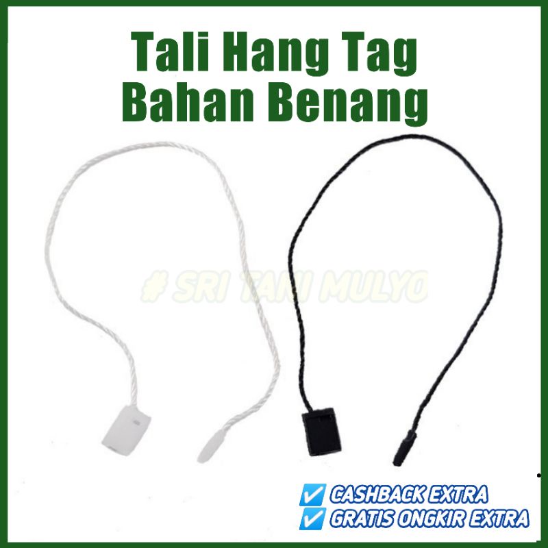 Jual 10 Pcs Tali Hangtag Bahan Benang Kuat Tali Hang Tag Tali Label