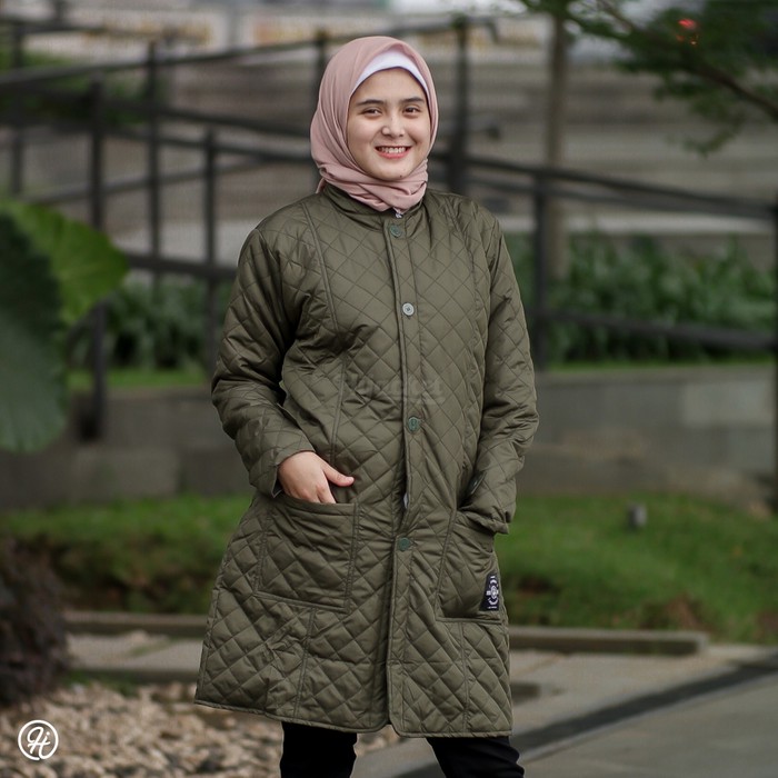 Jual Jaket Wanita Muslimah Hijacket Belva Original Jaket Hijaber Jaket