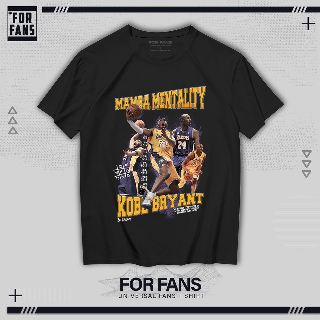 Jual For Fans Graphic Tshirt Baju Kaos Basket Mamba Mentality Kobe