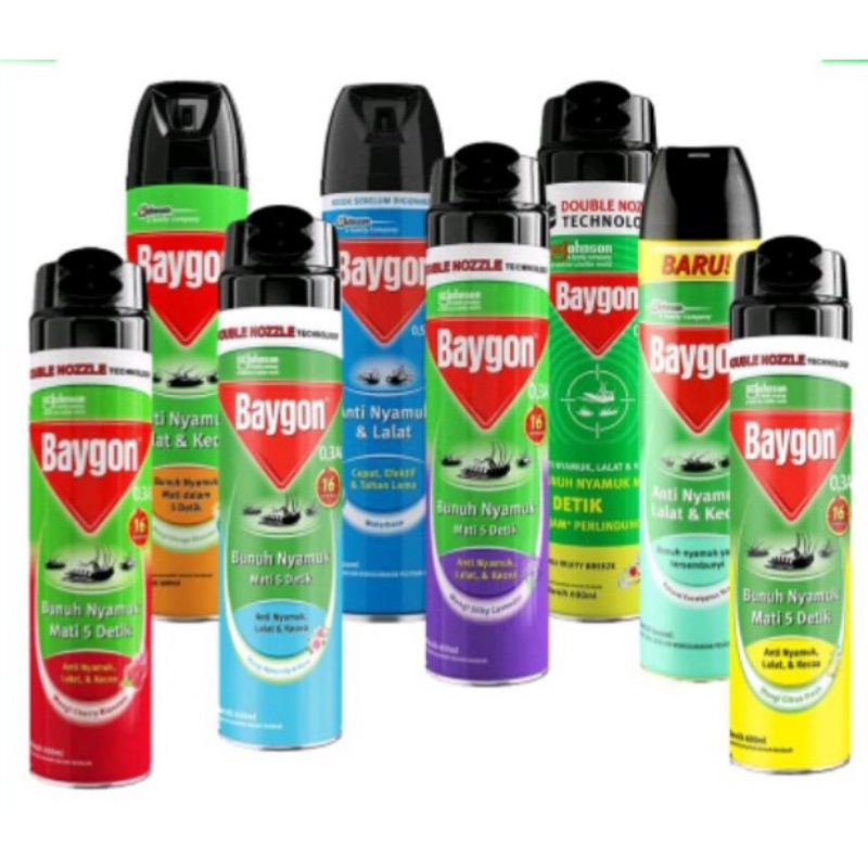 Jual Baygon Aerosol Double Nozzle All Variant Alat Semprot Obat