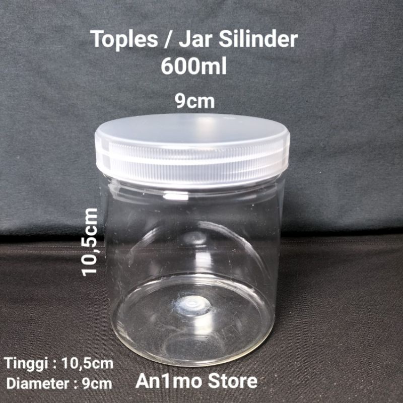 Jual Jar Silinder Jar Cylinder Ml Toples Tabung Cylinder Plastik