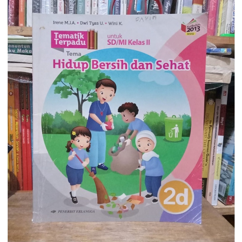 Jual BUKU TEMATIK TERPADU KELAS 2 SD MI TEMA 1 8 ERLANGGA Shopee