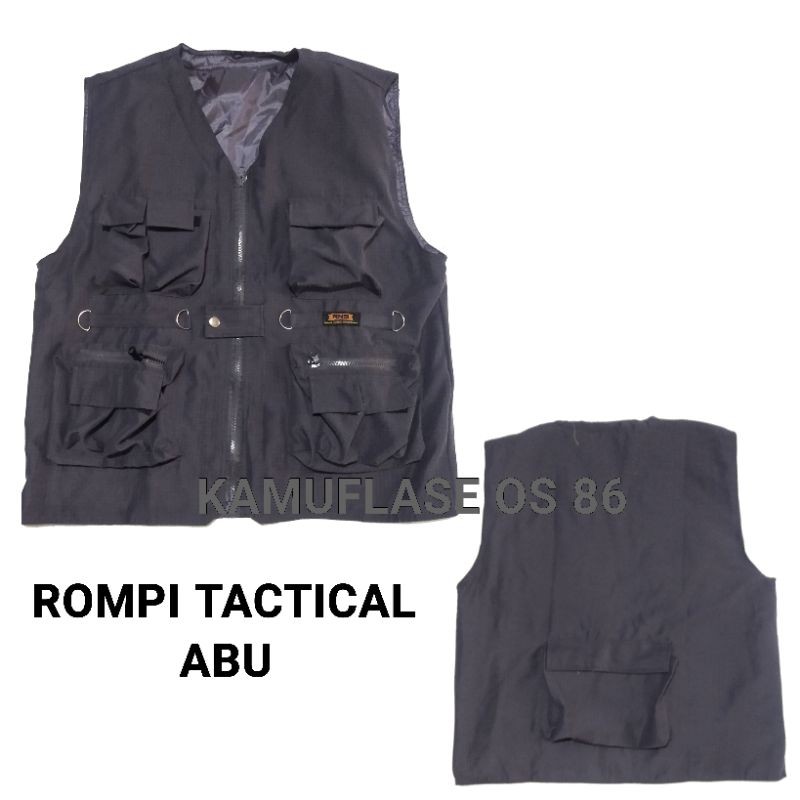 Jual Rompi Premium Bahan Tebal Rompi Cargo Rompi Tactical Shopee