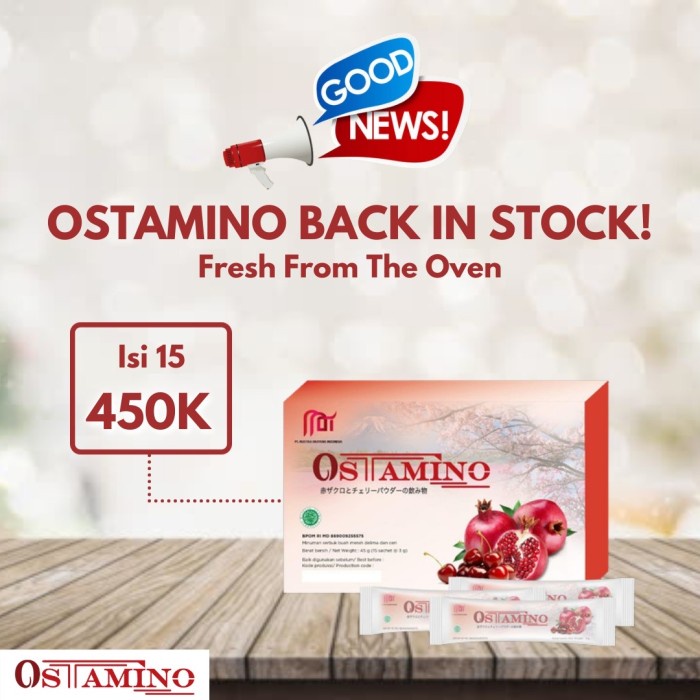 Jual Ostamino Peremajaan Vitalitas Box Sachet Shopee Indonesia