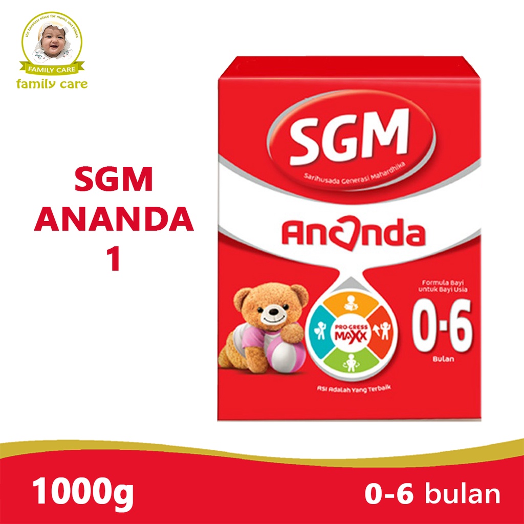 Jual Sgm Ananda Kg Susu Formula Bayi Bulan Gram Shopee