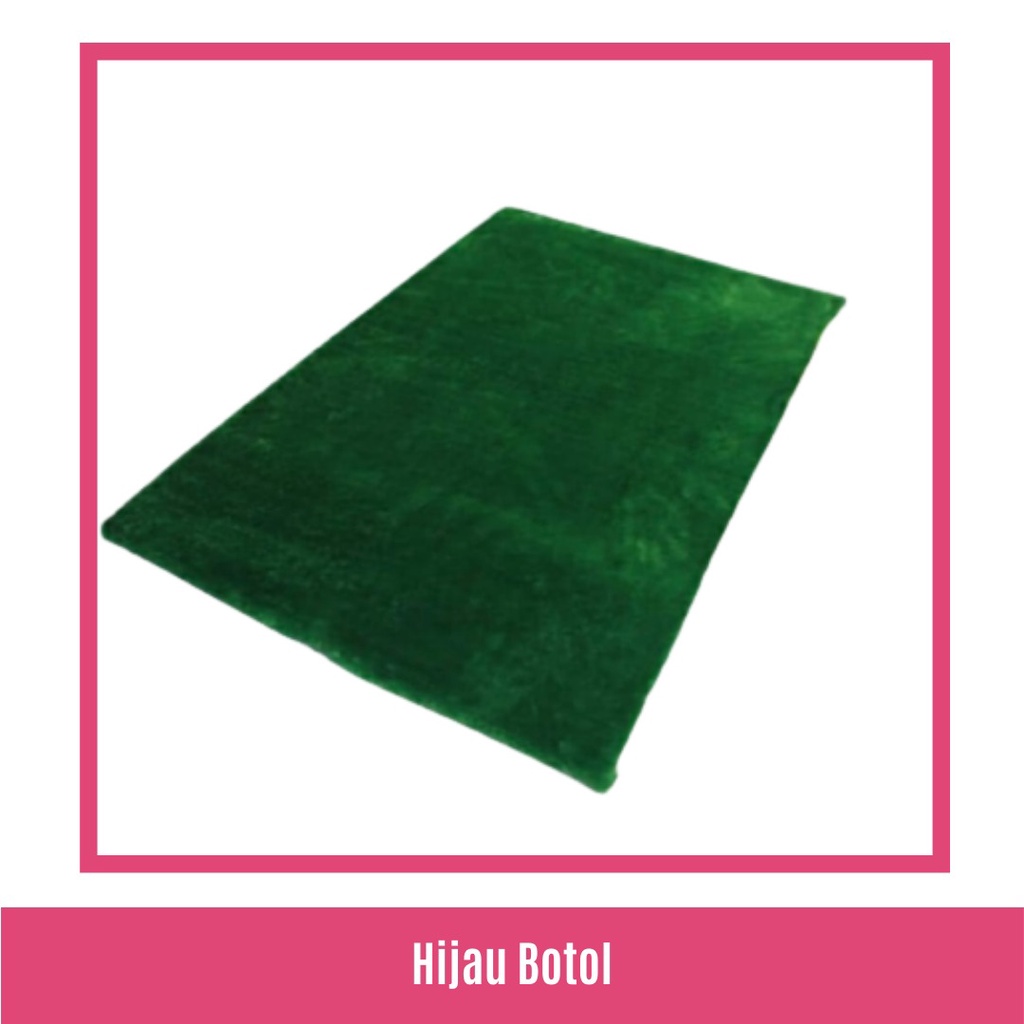 Jual Karpet Bulu Rasfur Tebal 5cm Uk 160x100cm Busa HDP Anti Slip