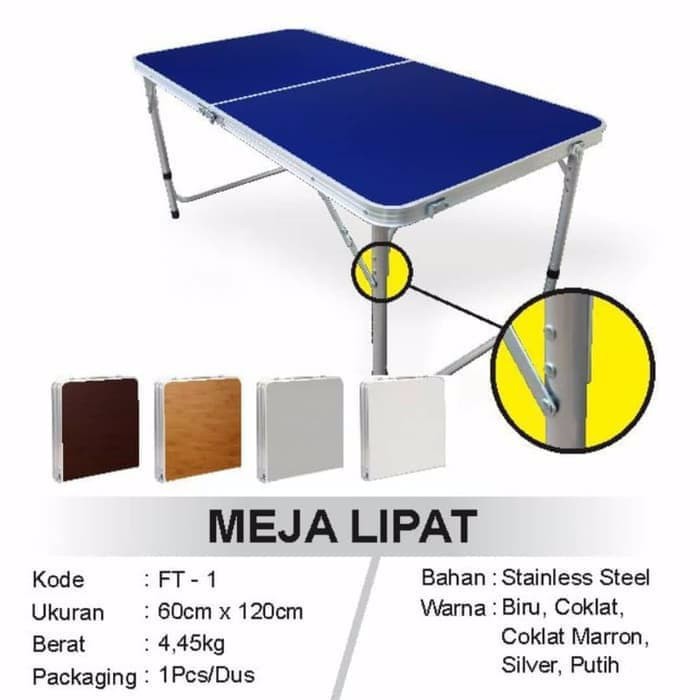 Jual Meja Lipat Koper Serbaguna Portable Shopee Indonesia