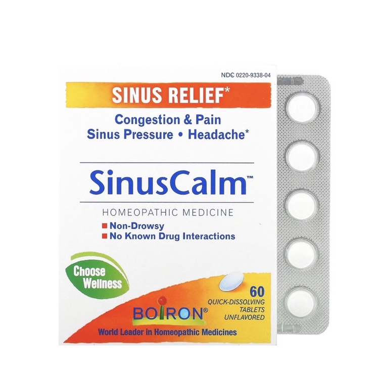 Jual Boiron Sinus Calm Sinus Relief 60 Quick Dissolving Tablets