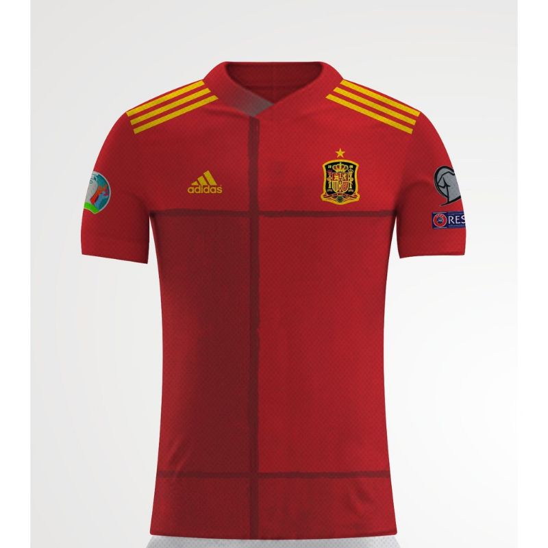 Jual Jersey Spanyol Home Away Spain Full Printing Shopee