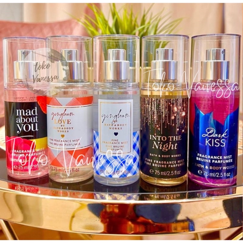 Jual Bbw Bath And Body Works Body Mist Travel Size Ml Original