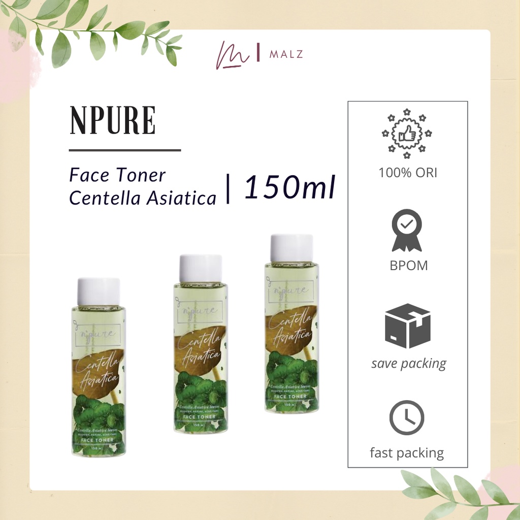 Jual Npure Face Toner Centella Asiatica Cica Series Shopee Indonesia