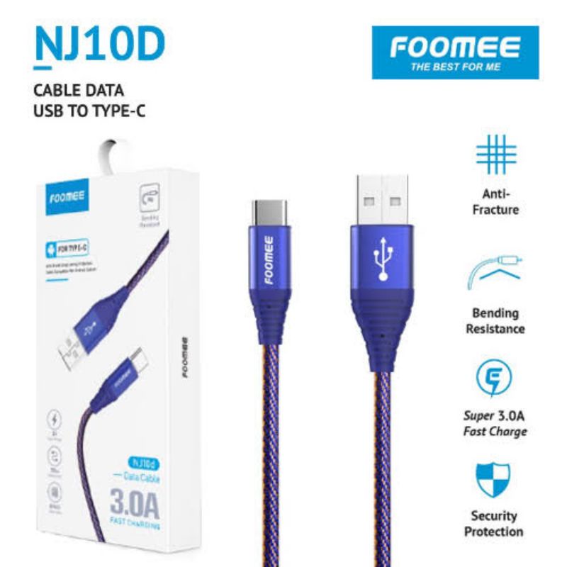 Jual Kabel Data Type C Original Foomee 3 0A Shopee Indonesia