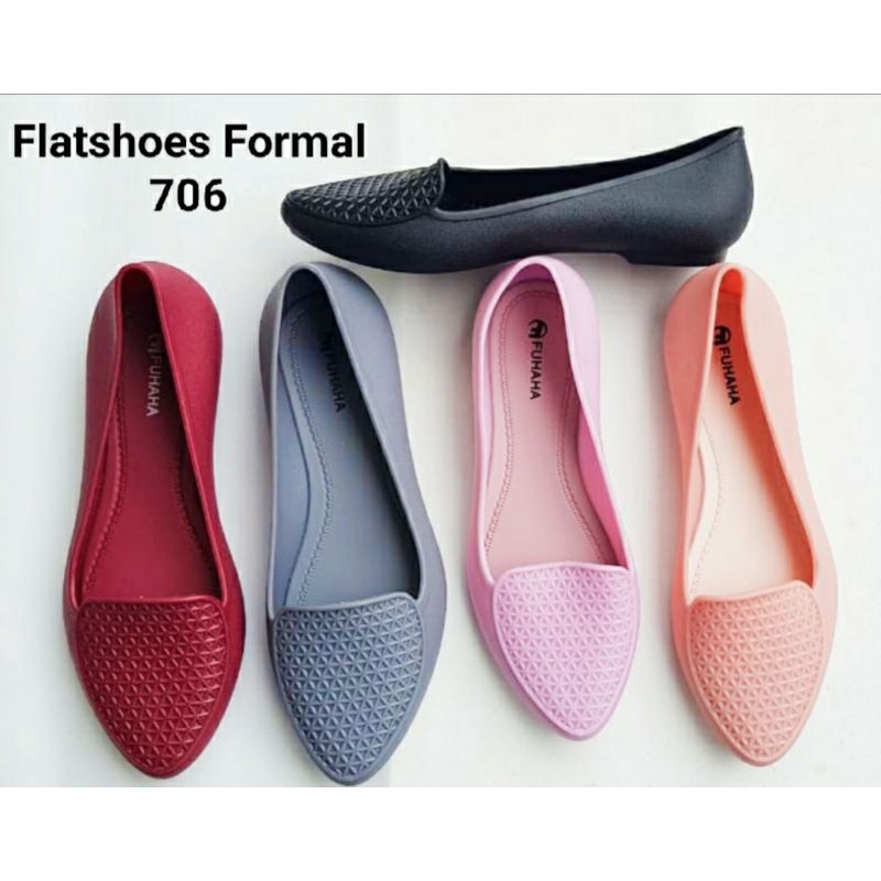 Jual Flatshoes Formal Import Sepatu Jelly Karet Sepatu Santai Sepatu