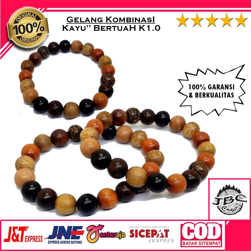 Jual Gelang Kombinasi 4 Kayu Bertuah 18 Shopee Indonesia