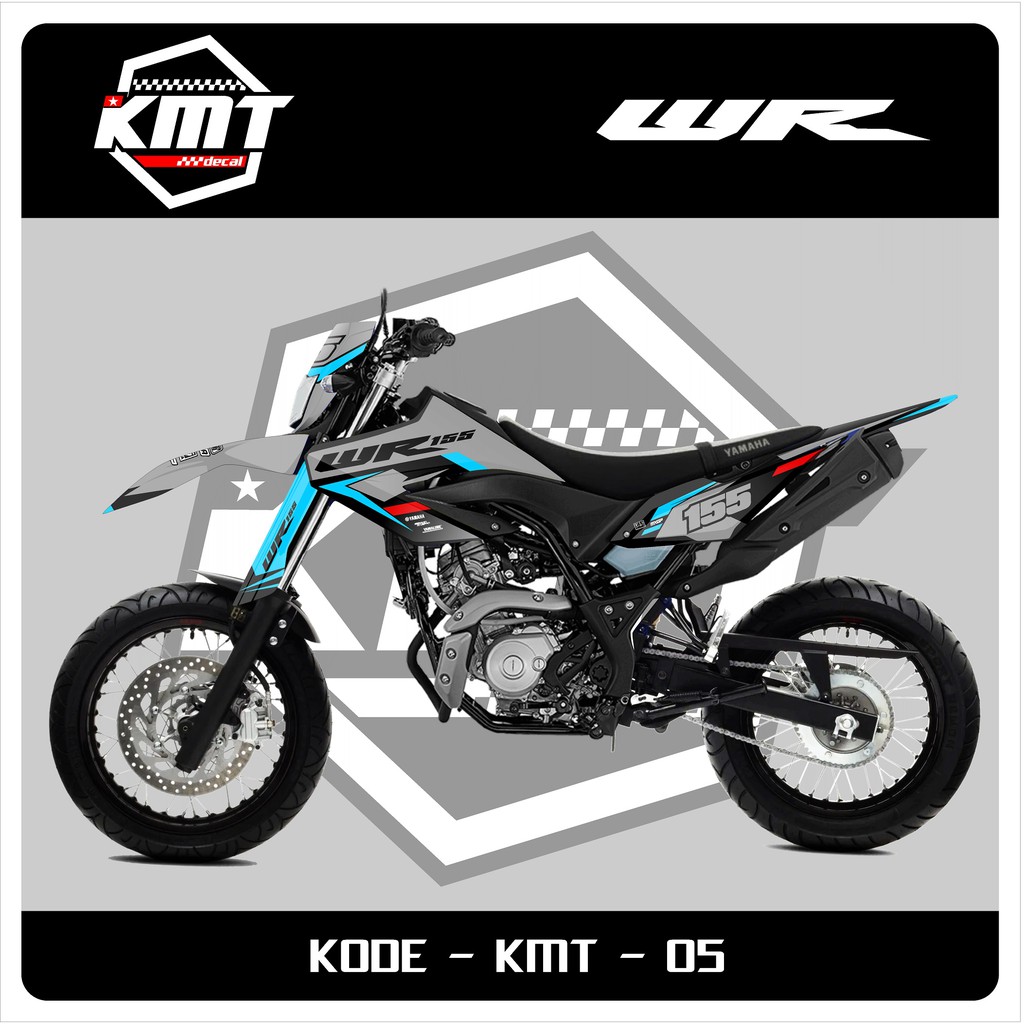 Jual Decal Sticker Yamaha WR 155 Dekal Stiker WR 155 Fullbody Desain