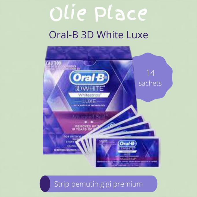 Jual Diskon Pemutih Gigi Cepat Crest Oral B D Luxe Whitening Strip