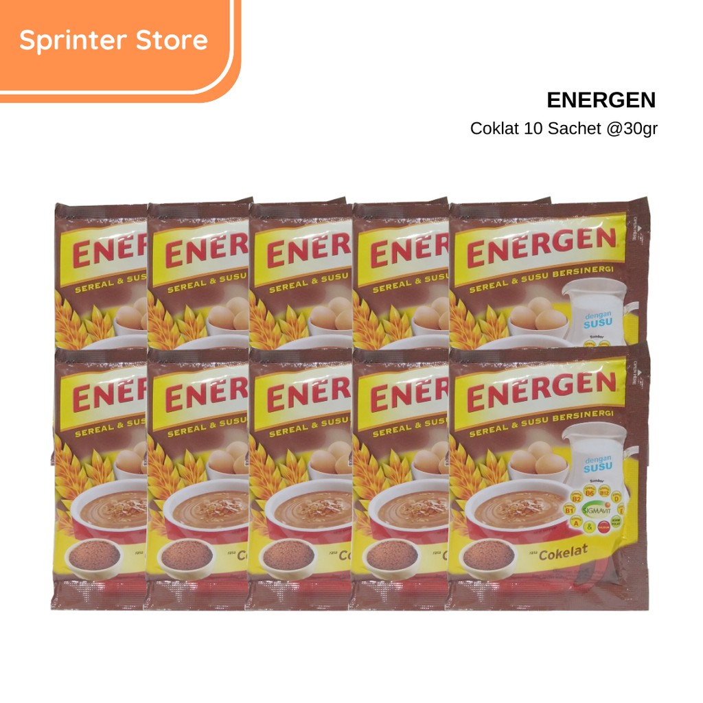 Jual Energen Sereal Coklat Renceng Isi Bungkus Gr Kemasan