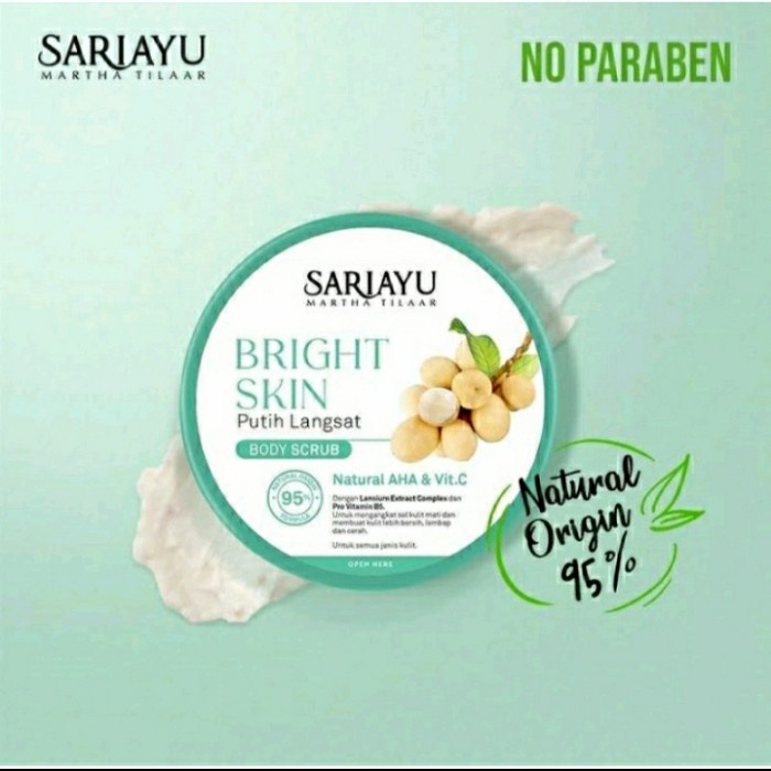 Jual Sariayu Bright Skin Putih Langsat Body Scrub G Shopee Indonesia