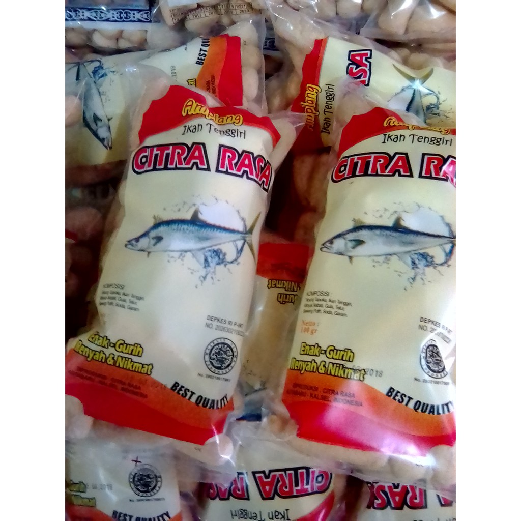 Jual Amplang Ikan Ttnggiri Citra Rasa Kotabaru Khas Kalimantan 100 Gr