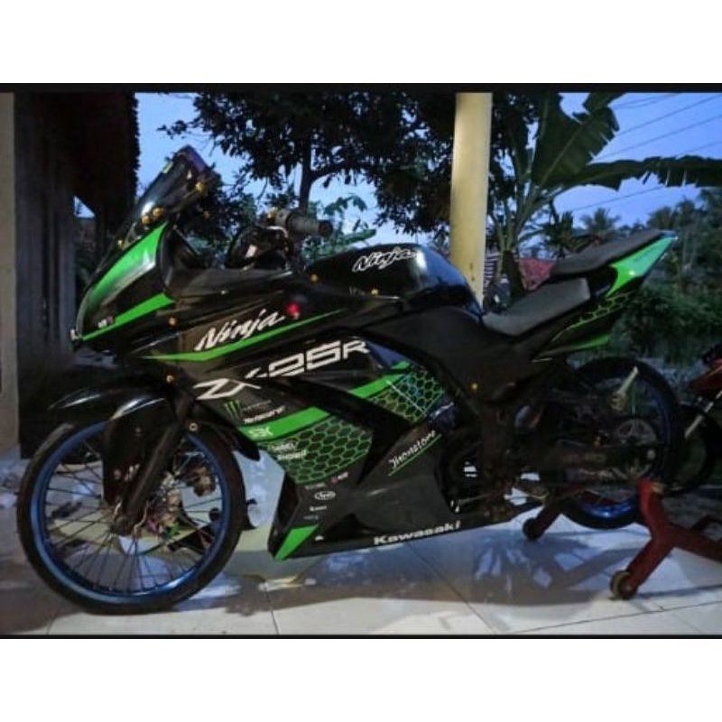 Jual Decal Striping Ninja Karbu Semi Full Stiker Variasi Motif