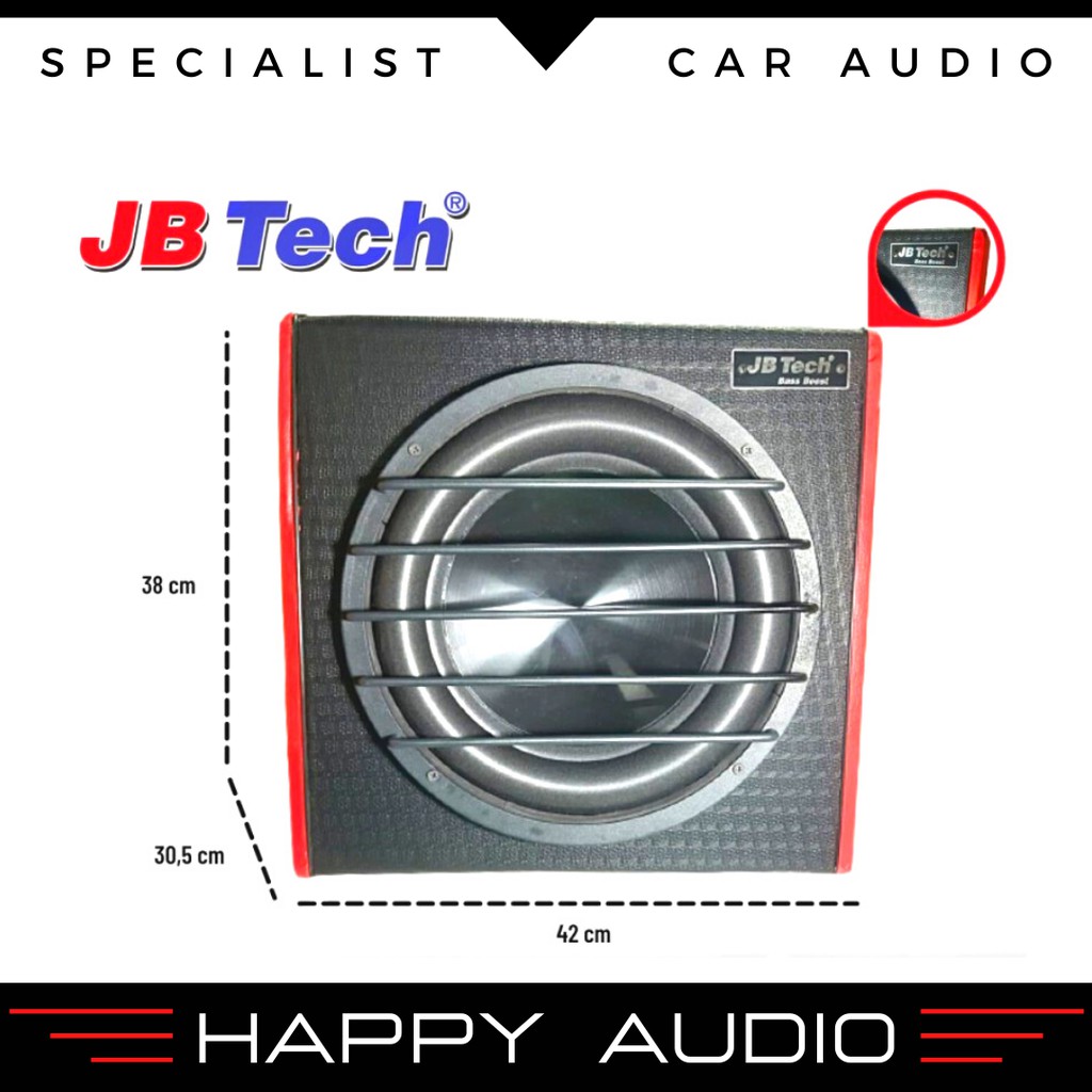 Jual Subwoofer Aktif Bass Box Jb Tech Jt Inci Basstube Petak