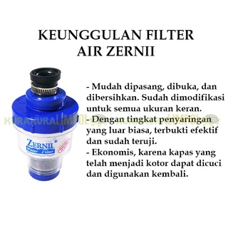 Jual Filter Air Zerni Zernii Saringan Keran Pdam Pam Sumur Refill