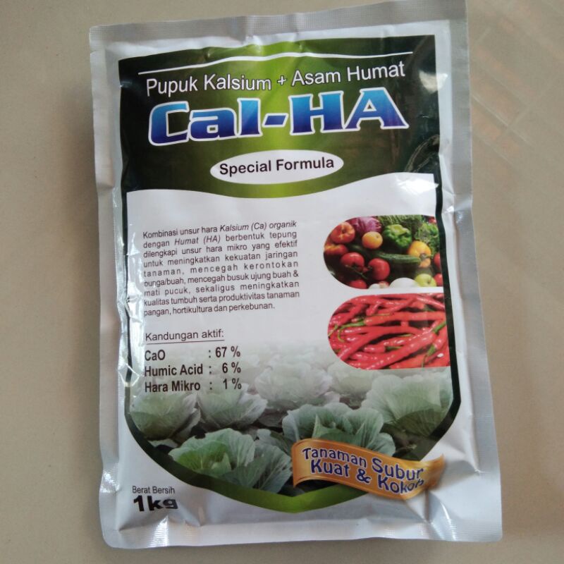 Jual CALHA Pupuk Kalsium Asam Humat Berat 1kg Shopee Indonesia