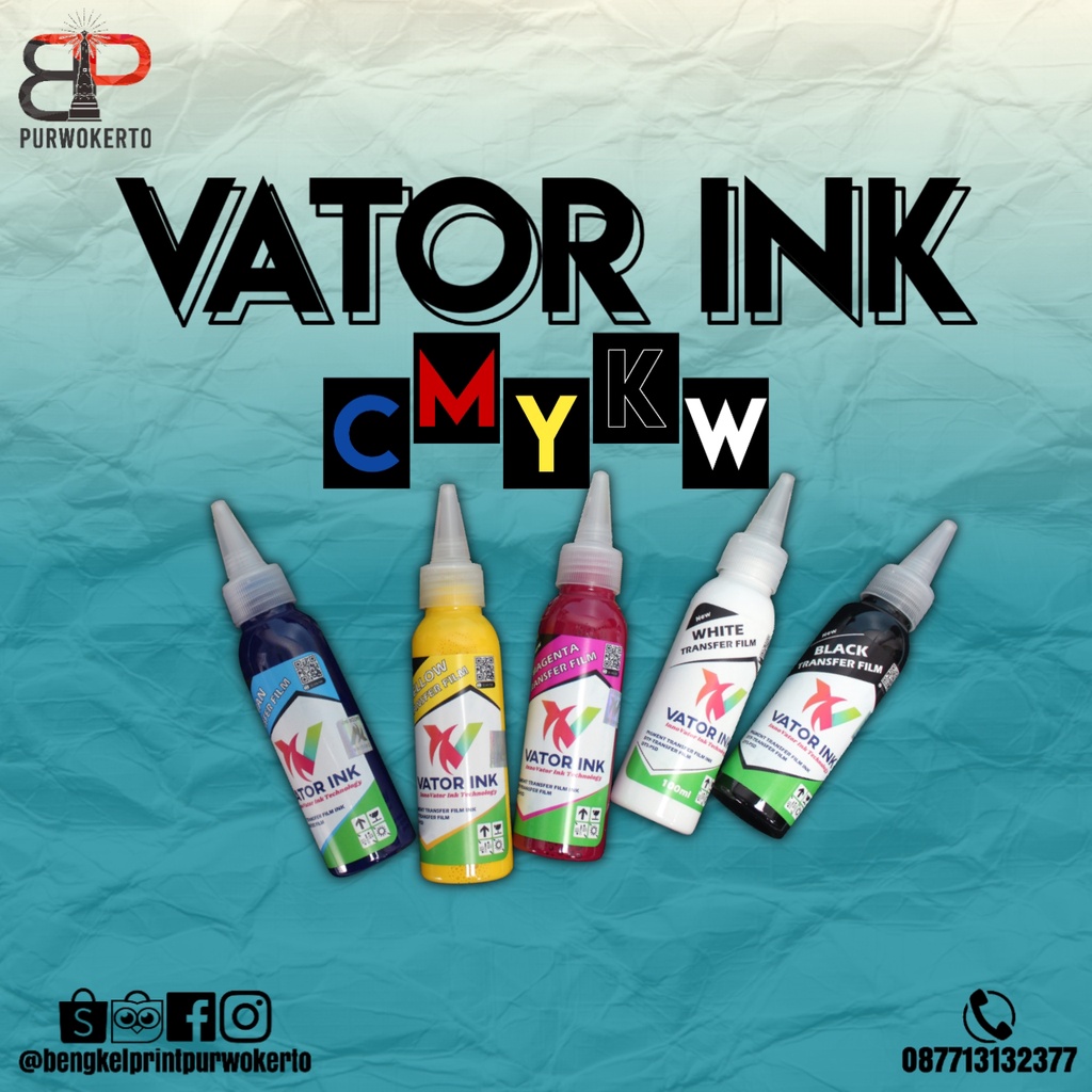 Jual Tinta Sablon Kaos Khusus DTF Vator Ink 100ml Shopee Indonesia