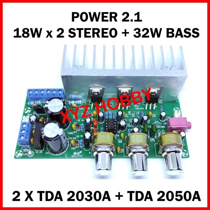 Jual Power Amplifier Stereo Bass Tda Tda X W W