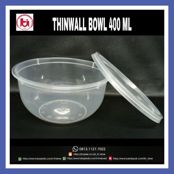 Jual Thinwall Bowl Ml Mangkuk Plastic Ml Mangkok Salad