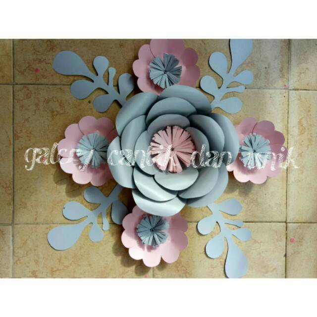 Jual Paper Flower Bunga Kertas Backdrop Hiasan Shopee Indonesia