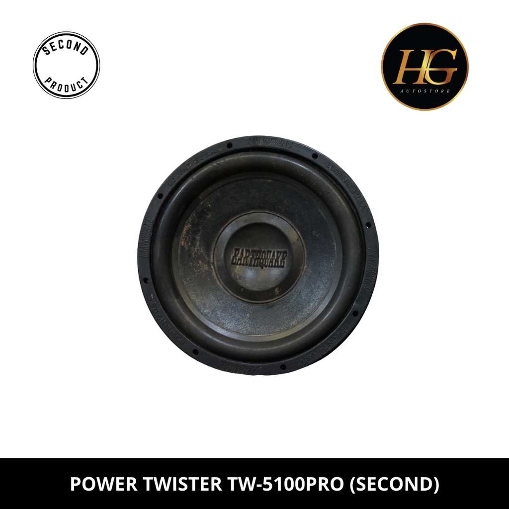 Jual Subwoofer Earthquake Inch Second Shopee Indonesia