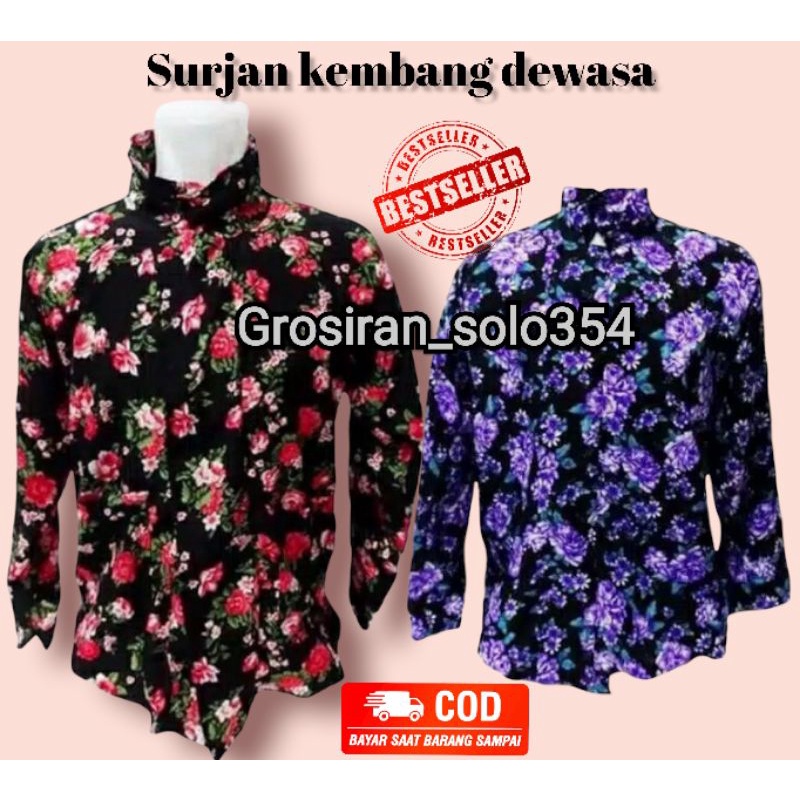 Jual Surjan Kembang Baju Jawa Baju Adat Jawa Baju Karawitan Baju